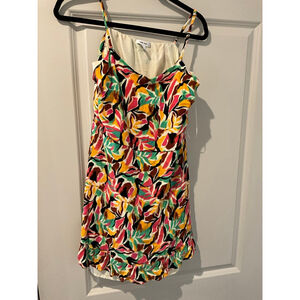 Women's Nine West Crosshatch Flutter Waist Dress Size Large